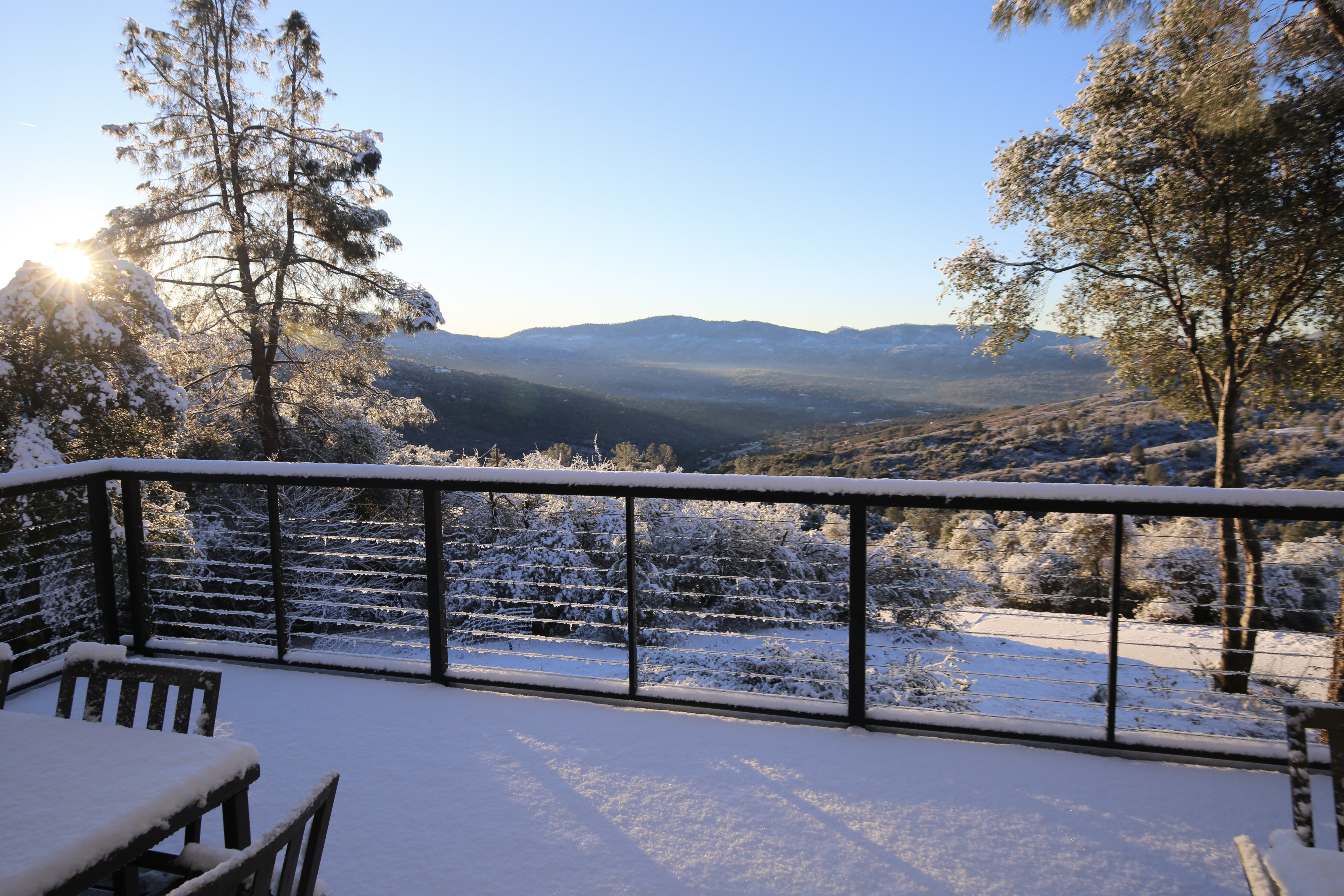 A-Frame deck and views